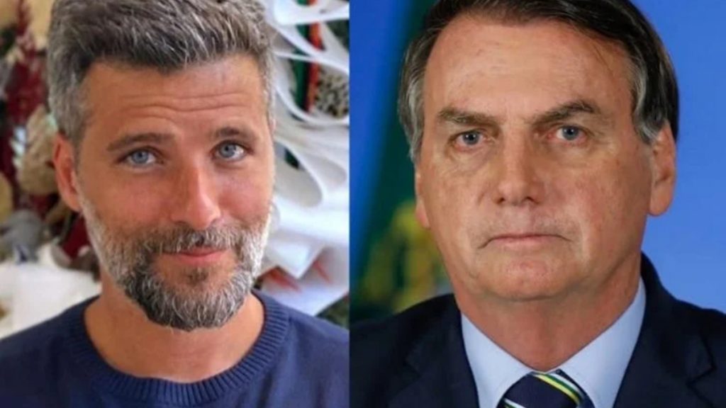 Bruno Gagliasso e Jair Bolsonaro 