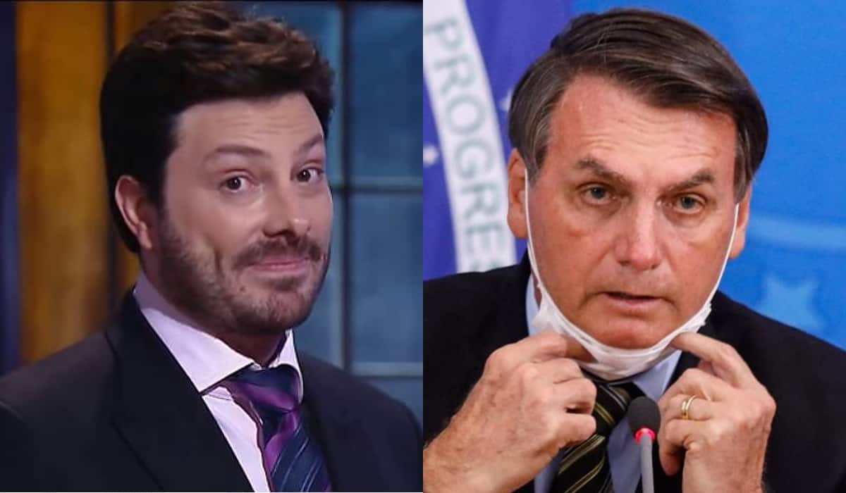 Danilo Gentili e Bolsonaro (Reprodução)