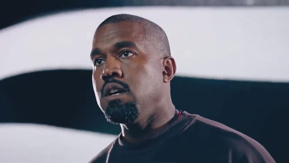 Kanye West em vídeo de campanha eleitoral