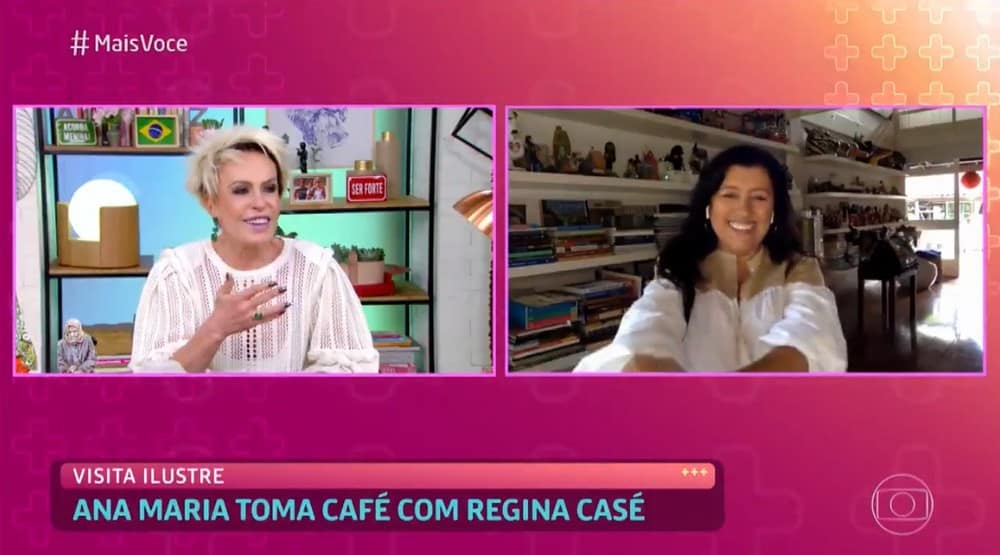Regina Casé no Mais Você (Reprodução/TVGlobo)