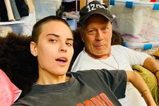 Bruce Willis com a filha Tallulah Willis