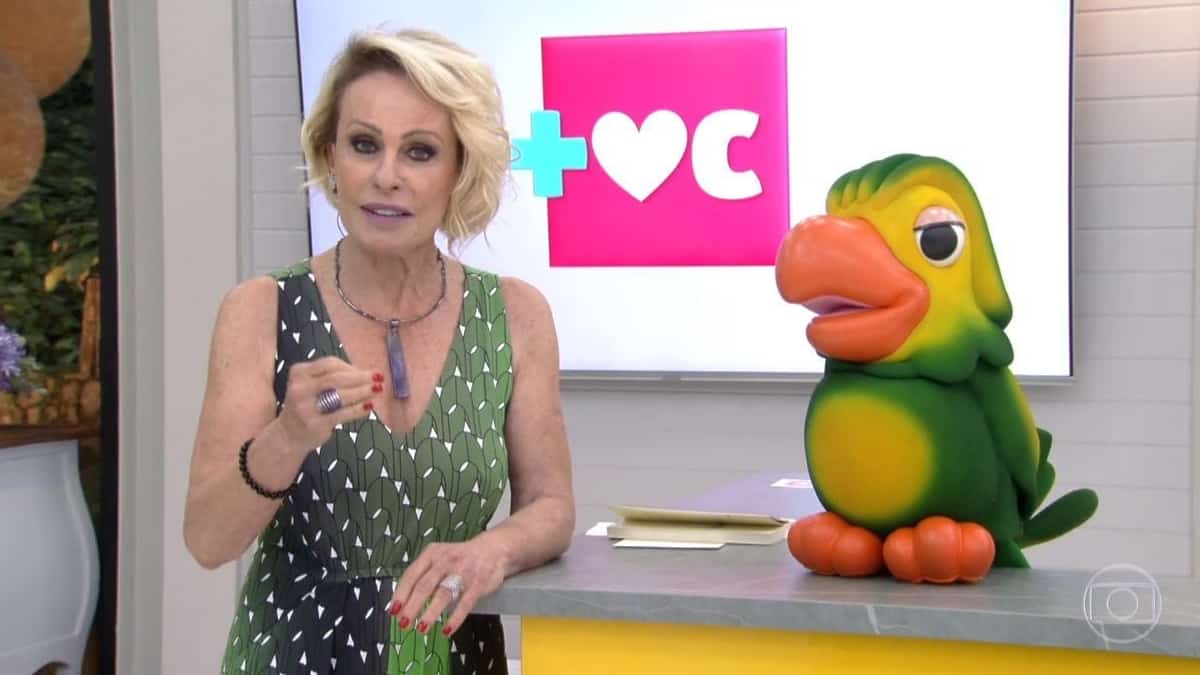 Ana Maria Braga e Louro José no Mais Você; apresentadora revelou inspiração para criar personagem (Foto: Reprodução/TV Globo)