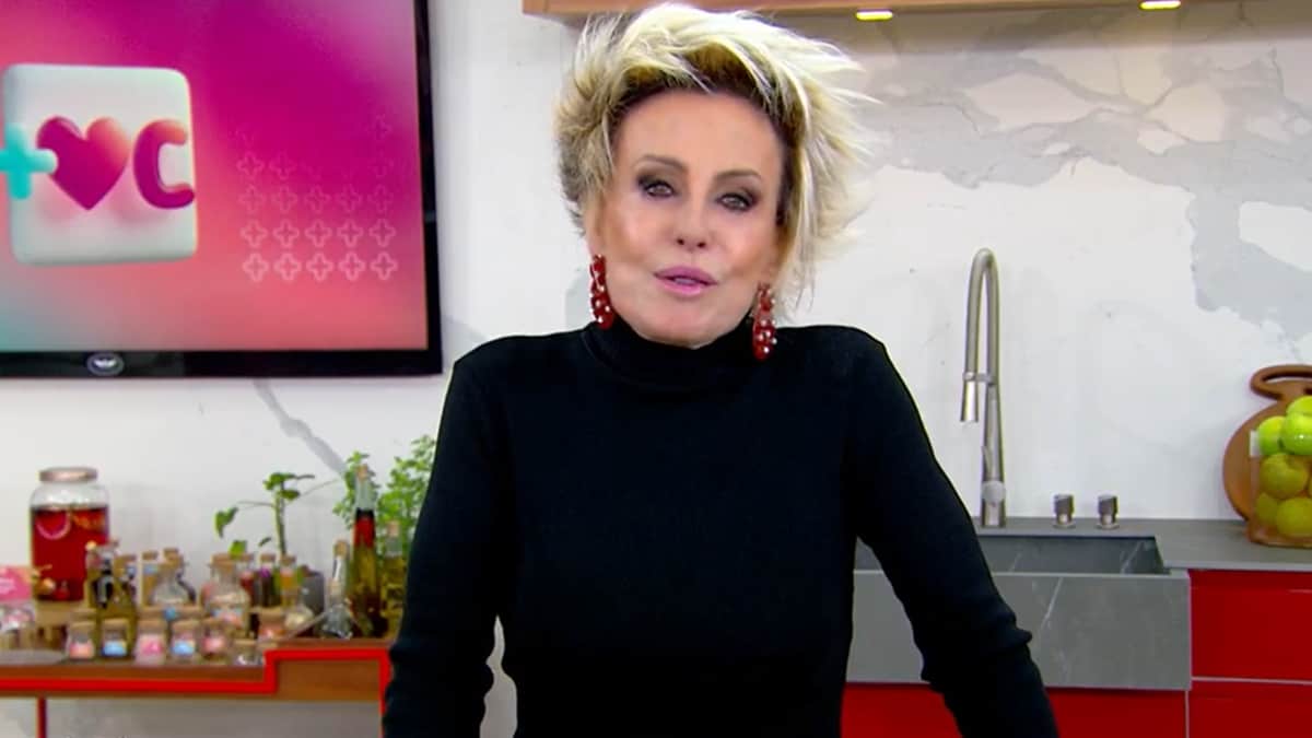 Ana Maria Braga soltou xingamento novamente no Mais Você e se desculpou com os telespectadores (Foto: Reprodução/TV Globo)
