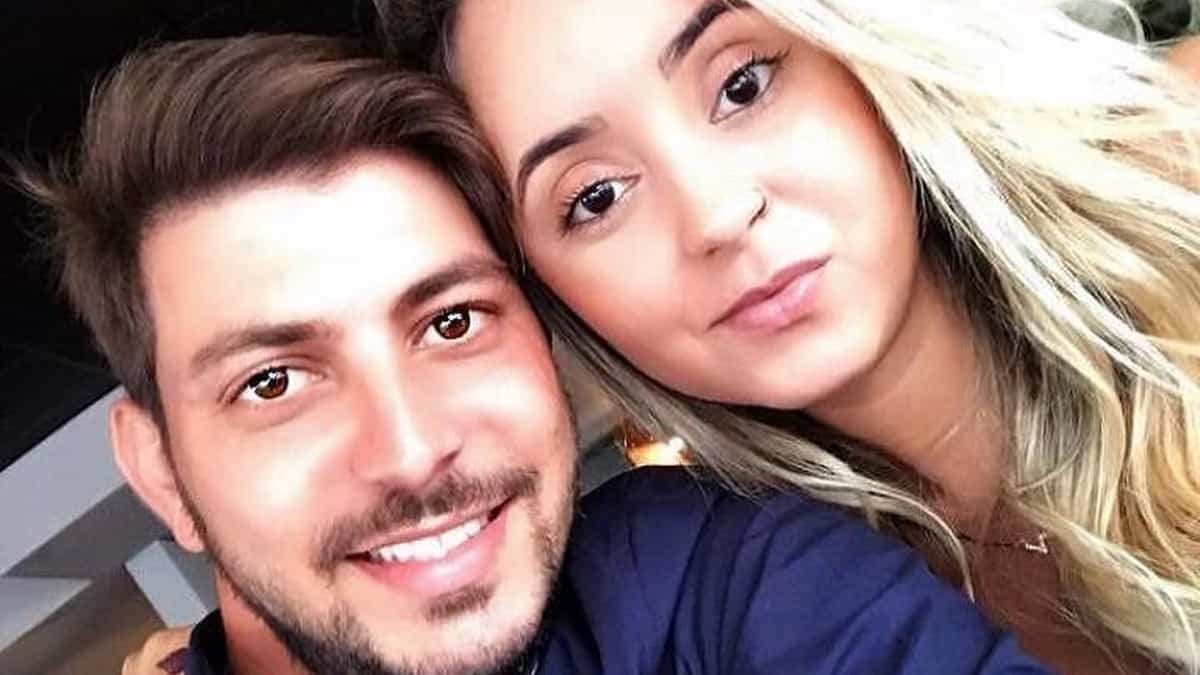 Caio Afiune e a esposa, Waléria; goiano quer oficializar a união e fez convite a Rodolffo Mattaus (Foto: Reprodução/Instagram)