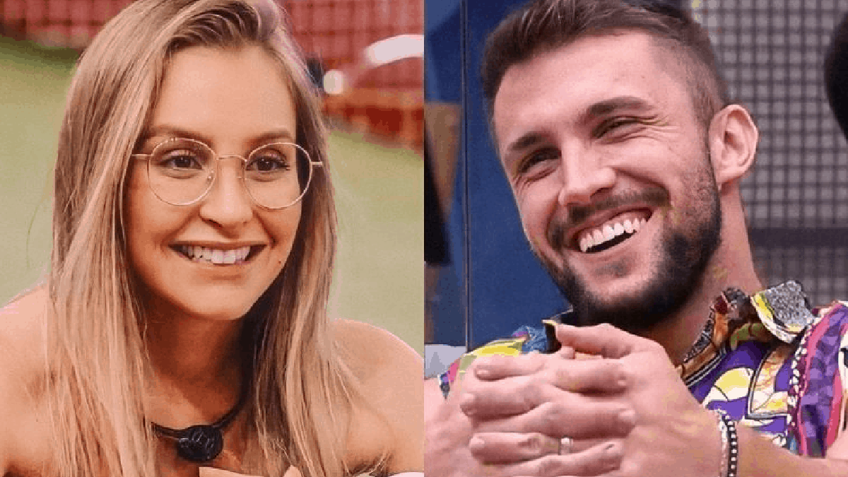 Carla Diaz e Arthur Picoli no BBB21; casal pode reatar relacionamento (Foto: Reprodução/TV Globo)