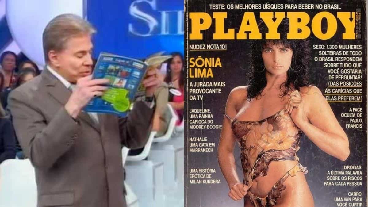 Silvio Santos e Sônia Lima na Playboy