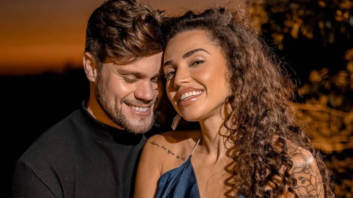 Breno Simões pediu Paula Amorim em casamento com surpresa (Foto: Reprodução/Instagram/Will e Thais)