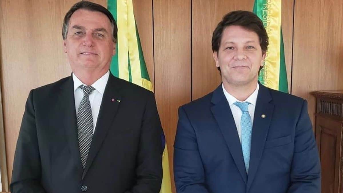 Jair Bolsonaro e Mário Frias