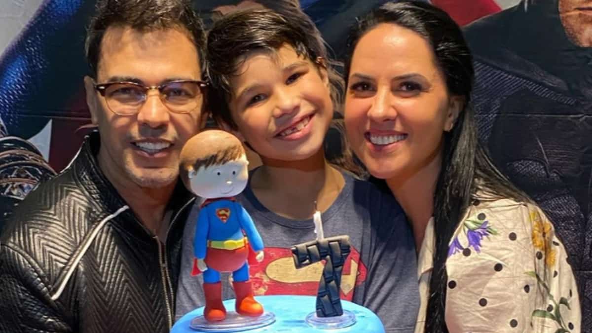 Zezé Di Camargo e Graciele Lacerda no aniversário do filho de Wanessa Camargo (Foto: Reprodução/Instagram)
