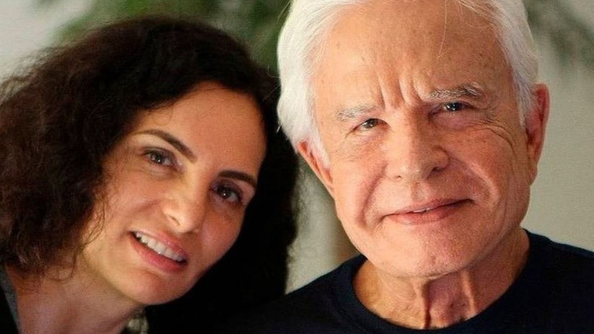 Fátima Sampaio e Cid Moreira; mulher do jornalista é acusada de maus-tratos (Foto: Reprodução/Instagram)