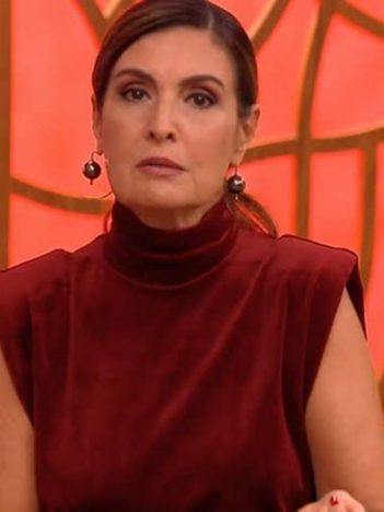 Fátima Bernardes no Encontro; apresentadora se recupera de cirurgia no ombro (Foto: Reprodução/TV Globo)