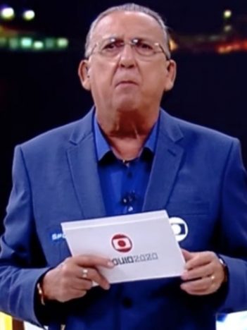 Galvão Bueno teve áudio vazado em transmissão da Globo nas Olimpíadas (Foto: Reprodução/TV Globo)