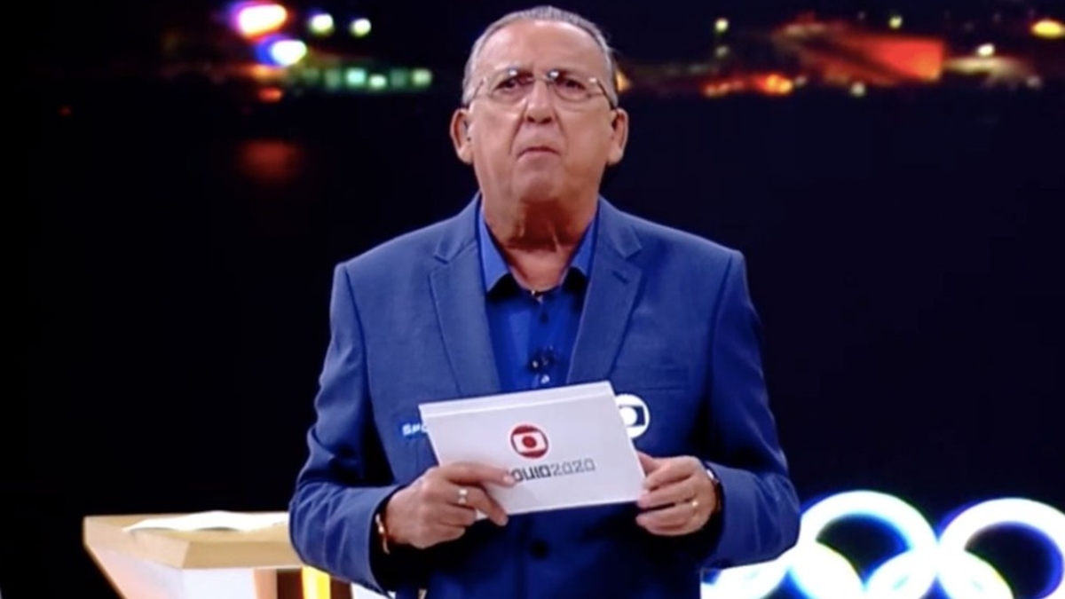 Galvão Bueno teve áudio vazado em transmissão da Globo nas Olimpíadas (Foto: Reprodução/TV Globo)