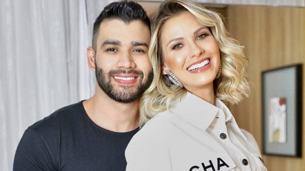Gusttavo Lima e Andressa Suita; cantor se declarou para ex-mulher durante show (Foto: Reprodução/Instagram)