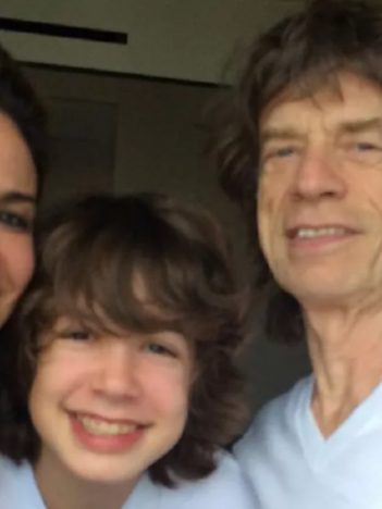 Luciana Gimenez e Mick Jagger com o filho, Lucas (Foto: Reprodução/Instagram)
