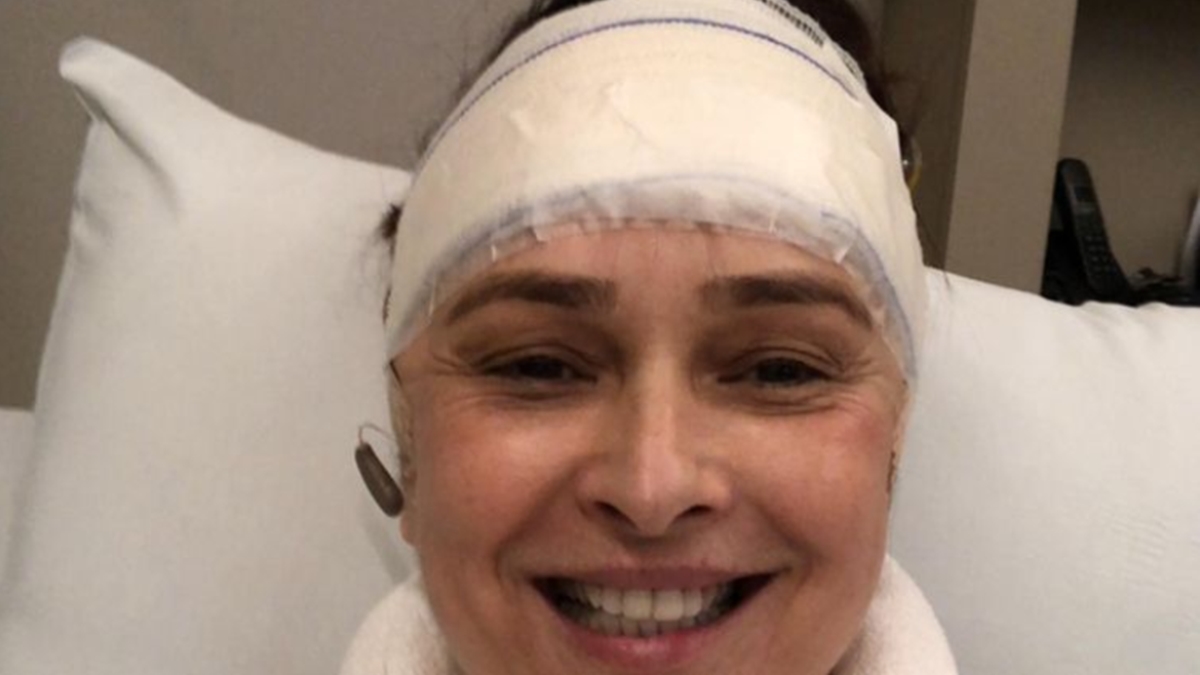 Myrian Rios após passar por cirurgia na cabeça (Foto: Reprodução/Instagram)
