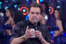 Faustão no comando do Domingão; apresentador não esteve em evento da Band (Foto: Reprodução/TV Globo)