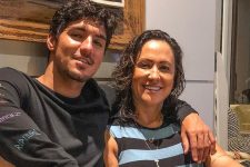 Gabriel Medina e a mãe, Simone Medina (Foto: Reprodução/Instagram)
