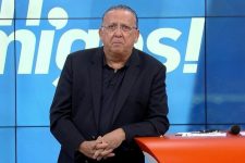 Galvão Bueno comentou sobre situação de Caio Ribeiro durante o Bem Amigos (Foto: Reprodução/SporTV)
