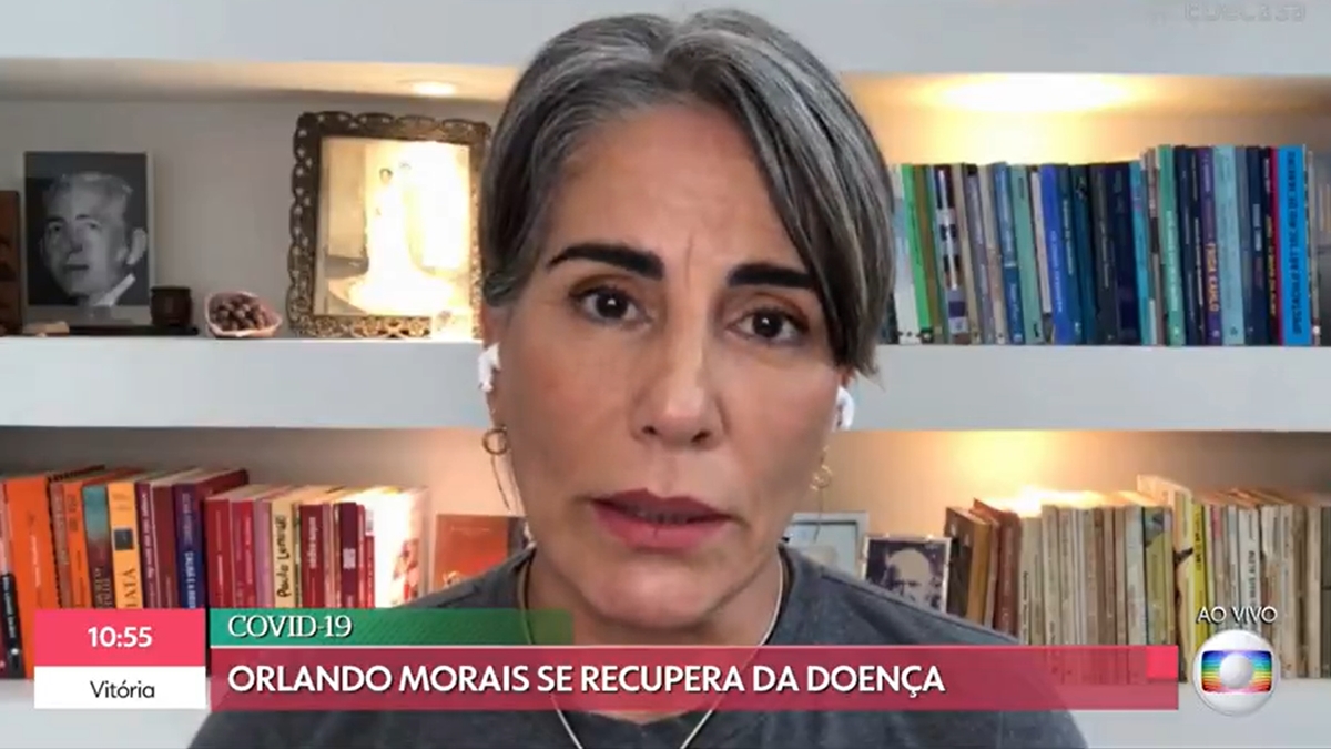 Glória Pires desabafou sobre momento difícil do marido no É De Casa (Foto: Reprodução/TV Globo)