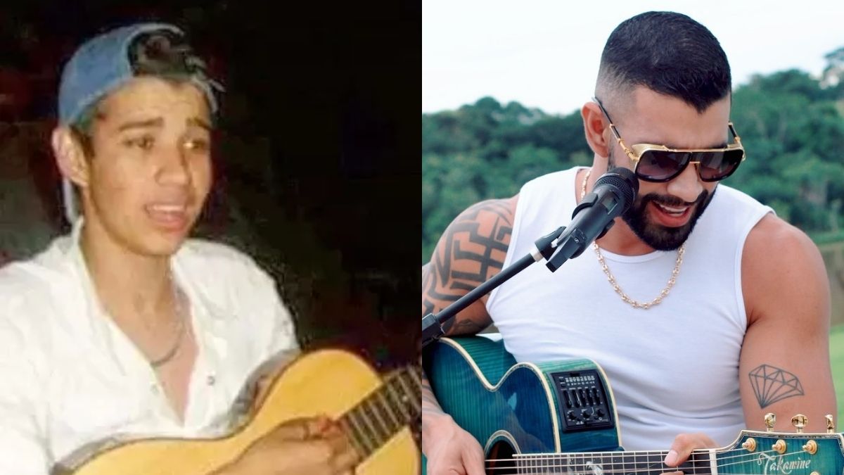 Gusttavo Lima antes e depois do sucesso