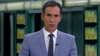 Cesar Tralli é o novo apresentador do Jornal Hoje na vaga de Maju Coutinho (Foto: Reprodução/TV Globo)