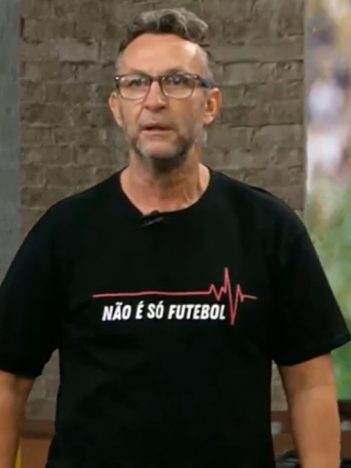 Neto defendeu Neymar e alfinetou Galvão Bueno no Os Donos da Bola (Foto: Reprodução/Band)