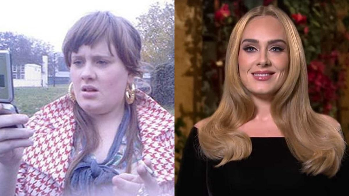 Adele antes e depois da fama