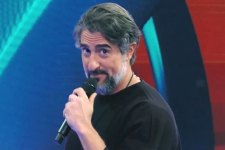 Marcos Mion no Caldeirão; apresentador saiu da Netflix por compromisso com a Globo (Foto: Reprodução/TV Globo)