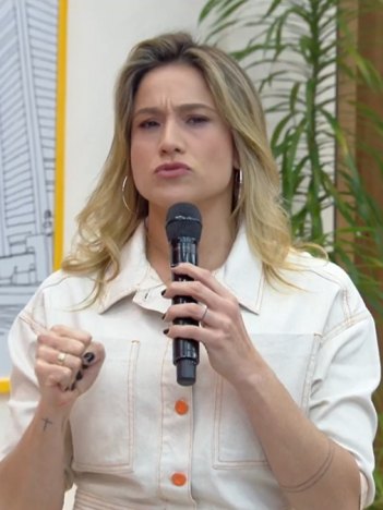 Fernanda Gentil no Se Joga; apresentadora acumula fracassos desde que migrou para o entretenimento (Foto: Reprodução/TV Globo)
