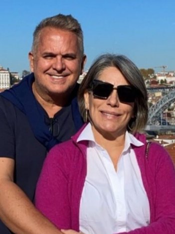 Glória Pires e o marido Orlando Morais (Foto: Reprodução/Instagram)
