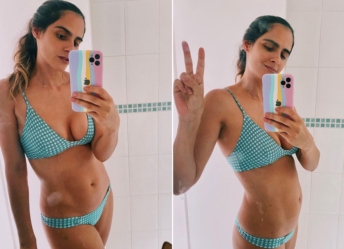 Marcella Fogaça exibe seu corpo 9 meses após ter gêmeas
