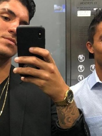 Flavio Nakagima e Gabriel Medina (Reprodução/Instagram)