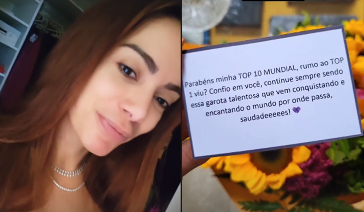 Anitta recebe flores de admirador secreto (Reprodução/Instagram)
