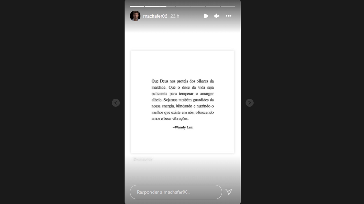 Alexandre Machafer desabafou na web (Foto: Reprodução/Instagram)
