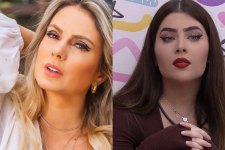 Marcelle Ceolin, namorada de Romário, e Jade Picon deram o que falar (Foto: Reprodução/Instagram/TV Globo)