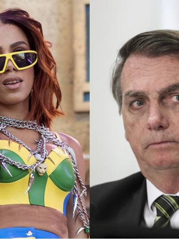 Anitta detona Bolsonaro após ser alvo de piada na web (Reprodução)