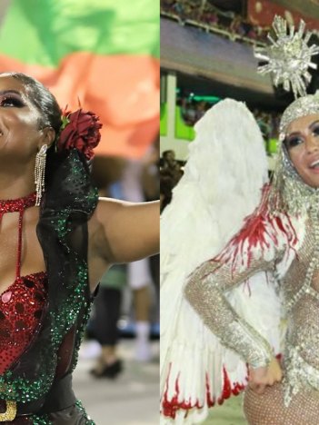 Adriana Bombom e Gracyanne Barbosa são destaques do carnaval do Rio de Janeiro (Foto: AGNEWS)