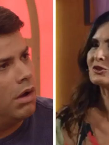 Lair Rennó e Fátima Bernardes no Encontro (Foto: Reprodução/TV Globo)