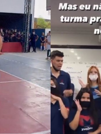 Ex-bbb Larissa gera comoção em escola de Pernambuco (Reprodução/Instagram)