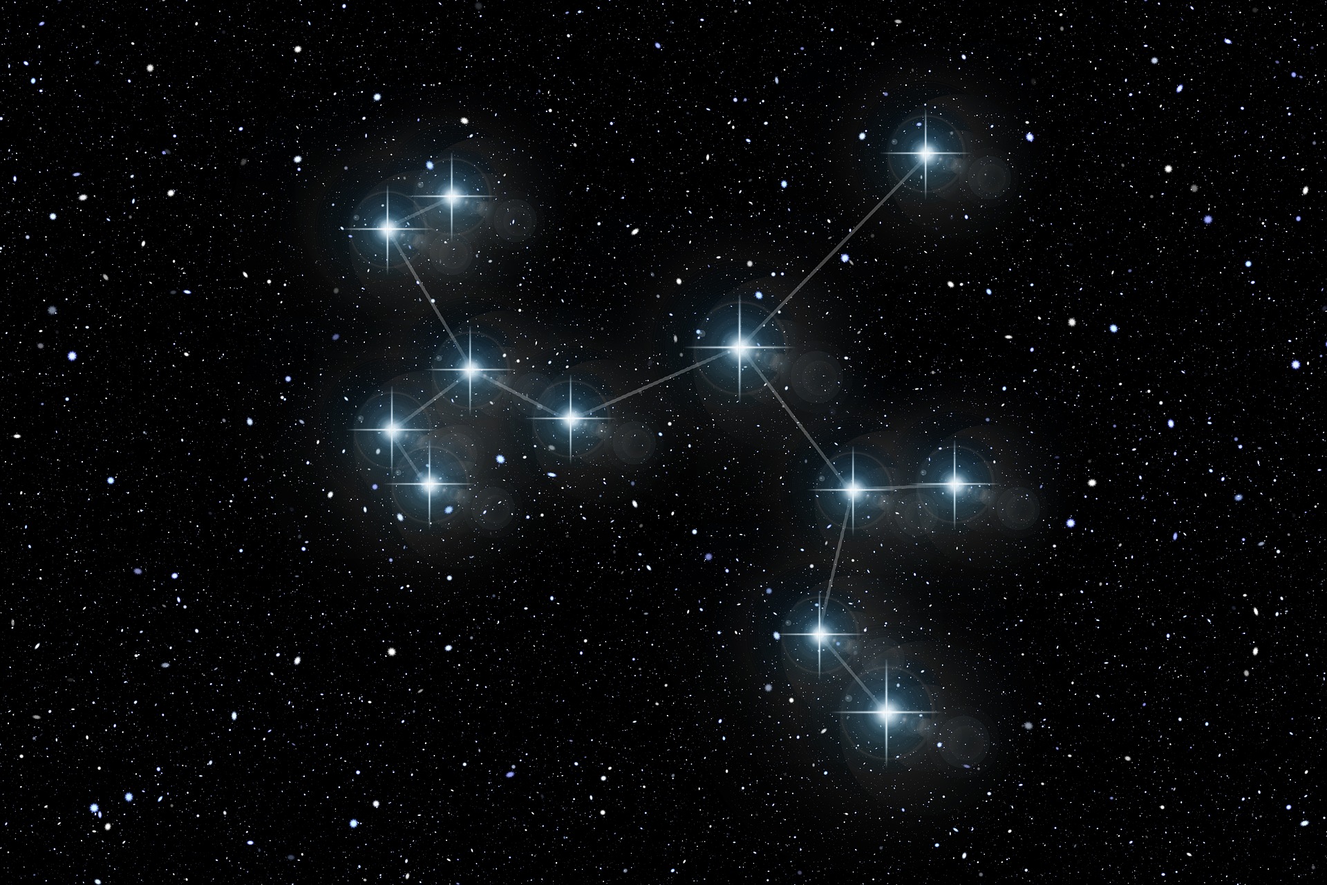 Constelação (Imagem de Gerd Altmann por Pixabay )