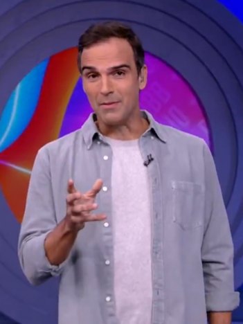 Tadeu Schmidt no BBB 2022 (Foto: Reprodução/TV Globo)