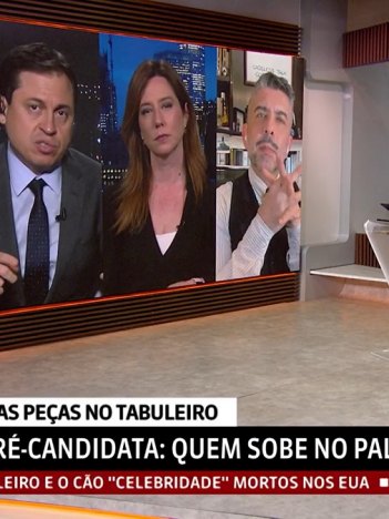 Marcelo Cosme corrigiu Carolina Cimenti ao vivo na GloboNews (Imagem: Reprodução/Canais Globo)