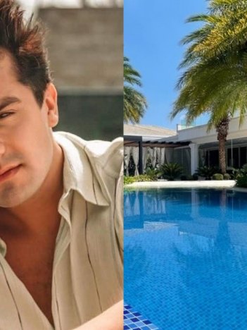 Luan Santana e sua mansão de luxo (Foto: Reprodução/Instagram/Divulgação/MBras)