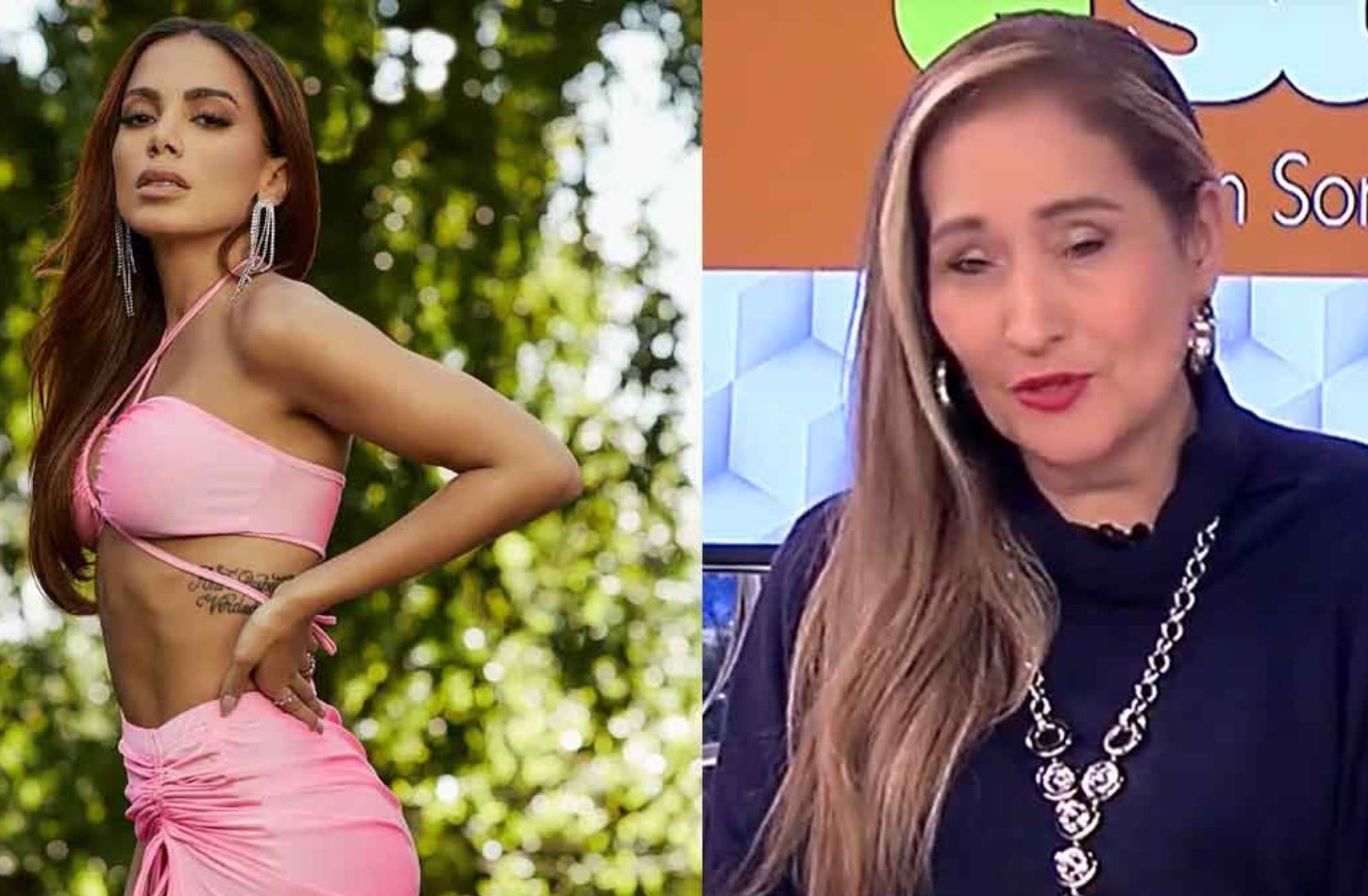 Anitta detonou a apresentadora Sonia Abrão (Foto: Reprodução/Instagram/RedeTV)