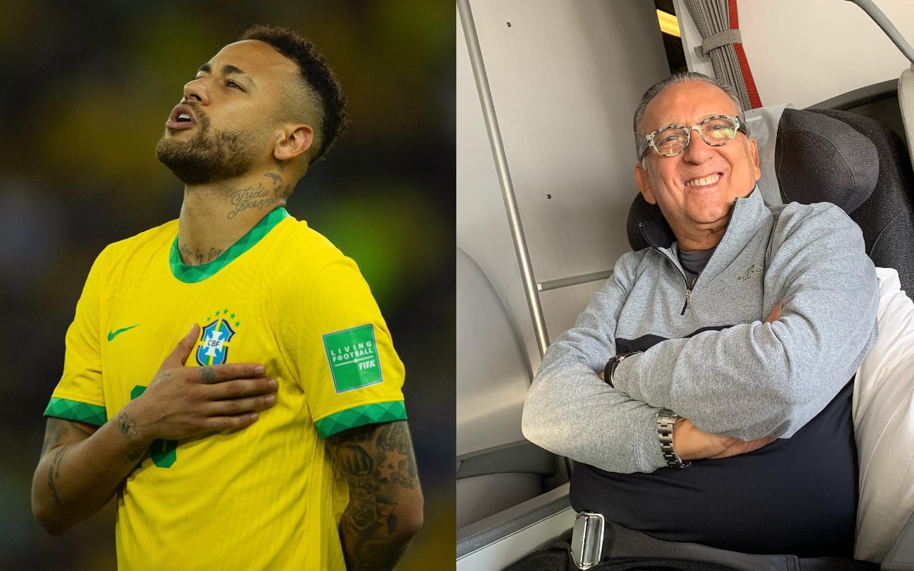 Galvão Bueno crítica Neymar Junior e web reage