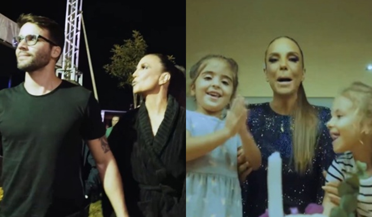 Ivete Sangalo aparece com filhas em vídeo de bastidores (Reprodução/Instagram)