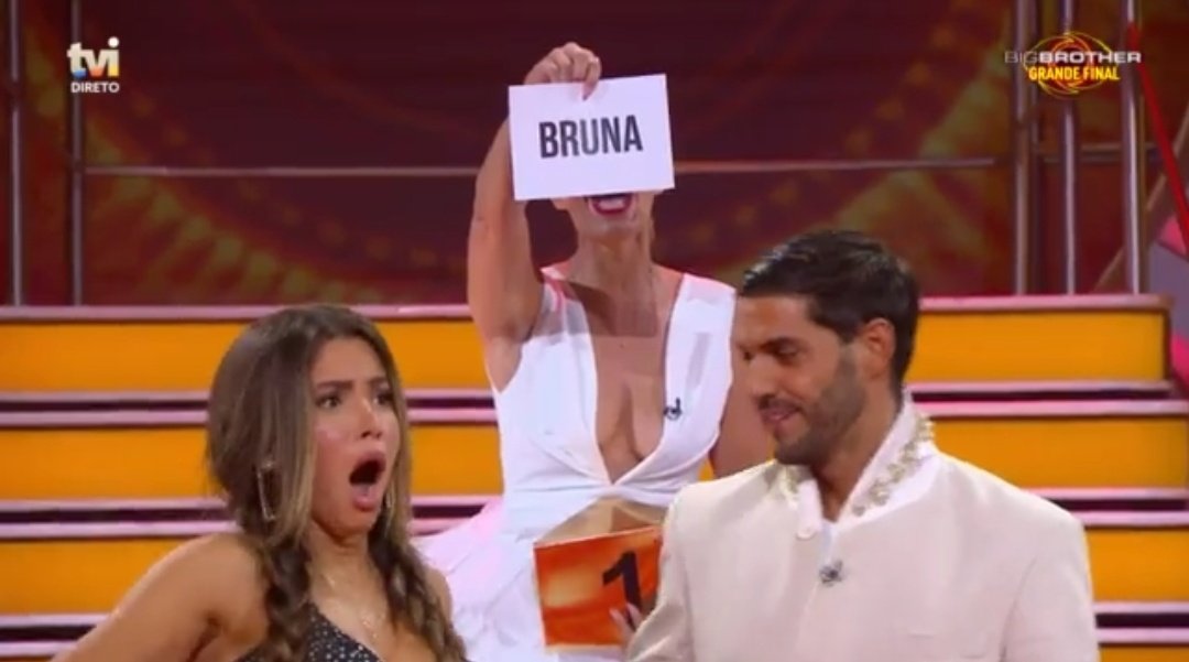 Bruna Gomes venceu Big Brother em Portugal (Reprodução/TVI)