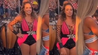 Daniela Mercury é flagrada secando Brunna Gonçalves (Reprodução/Twitter)