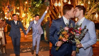 Erick Rianelli e Pedro Figueiredo se casaram no Rio de Janeiro (Reprodução/Instagram)
